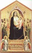 Enthroned Madonna with Saints (mk08), GIOTTO di Bondone